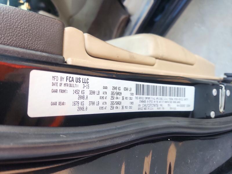 Продажа на аукционе авто 2015 Jeep Grand Cherokee, vin: 1C4RJFCG7FC790758, номер лота: 70266926