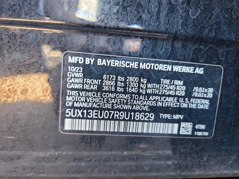 Aukcja sprzedaży 2024 Bmw X5, vin: 5UX13EU07R9U18629, numer aukcji: 72458426