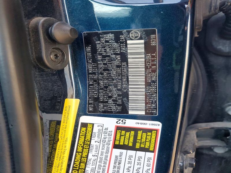 Продажа на аукционе авто 2018 Toyota Camry, vin: 4T1B11HK0JU567736, номер лота: 71788706