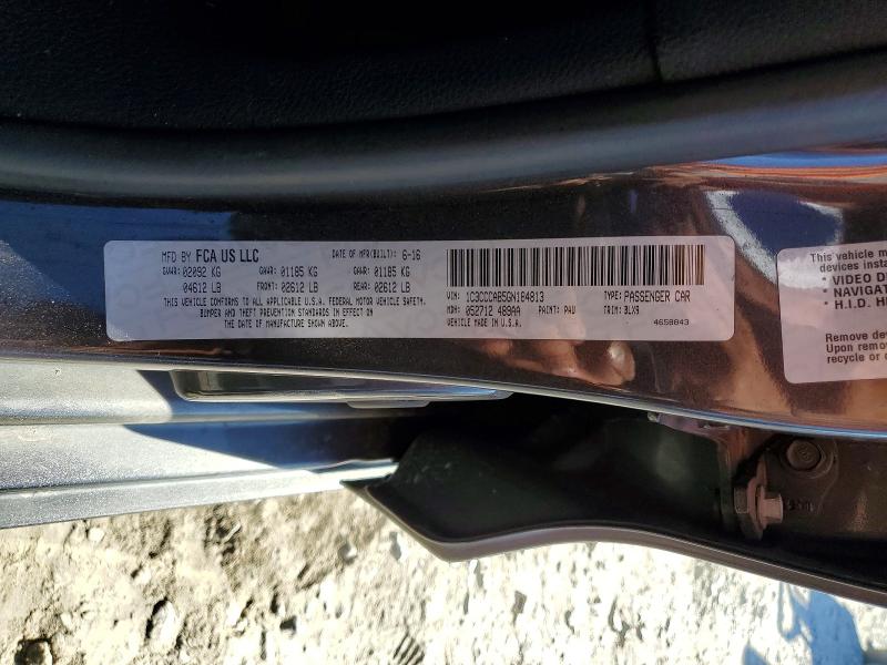 Aukcja sprzedaży 2016 Chrysler 200, vin: 1C3CCCAB5GN184813, numer aukcji: 71563756