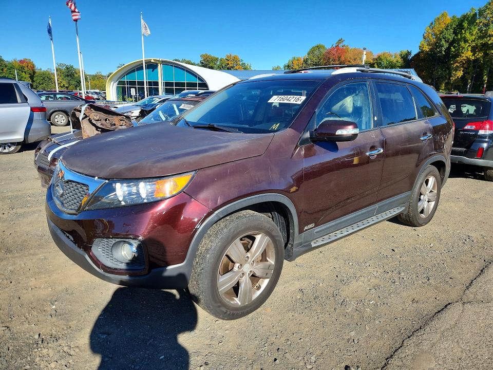 71604216 :رقم المزاد ، 5XYKUCA65CG293524 vin ، 2012 Kia Sorento مزاد بيع