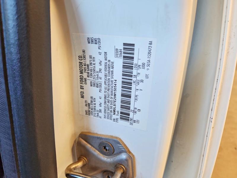 71552056 :رقم المزاد ، NM0LS7E29M1505414 vin ، 2021 Ford Transit Connect مزاد بيع