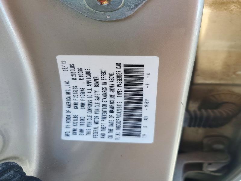 71294986 :رقم المزاد ، 1HGCR2F70DA208013 vin ، 2013 Honda Accord مزاد بيع