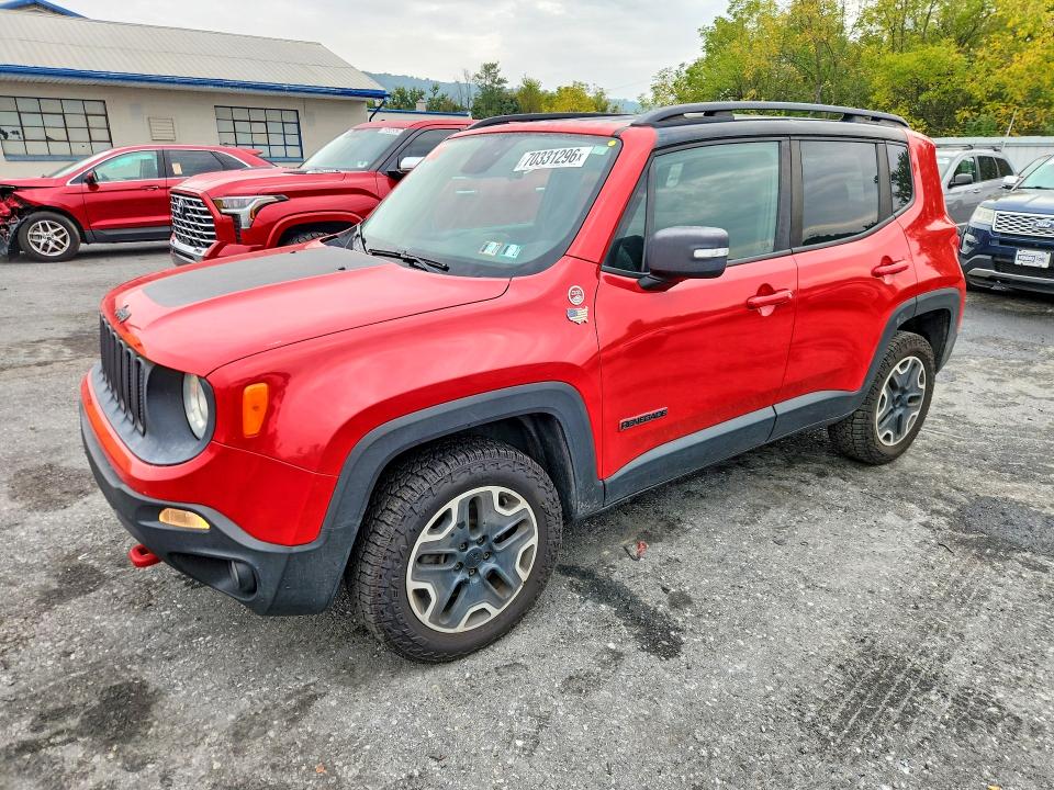 2015 Jeep Renegade მანქანა იყიდება აუქციონზე, vin: ZACCJBCT0FPB65437, აუქციონის ნომერი: 70331296