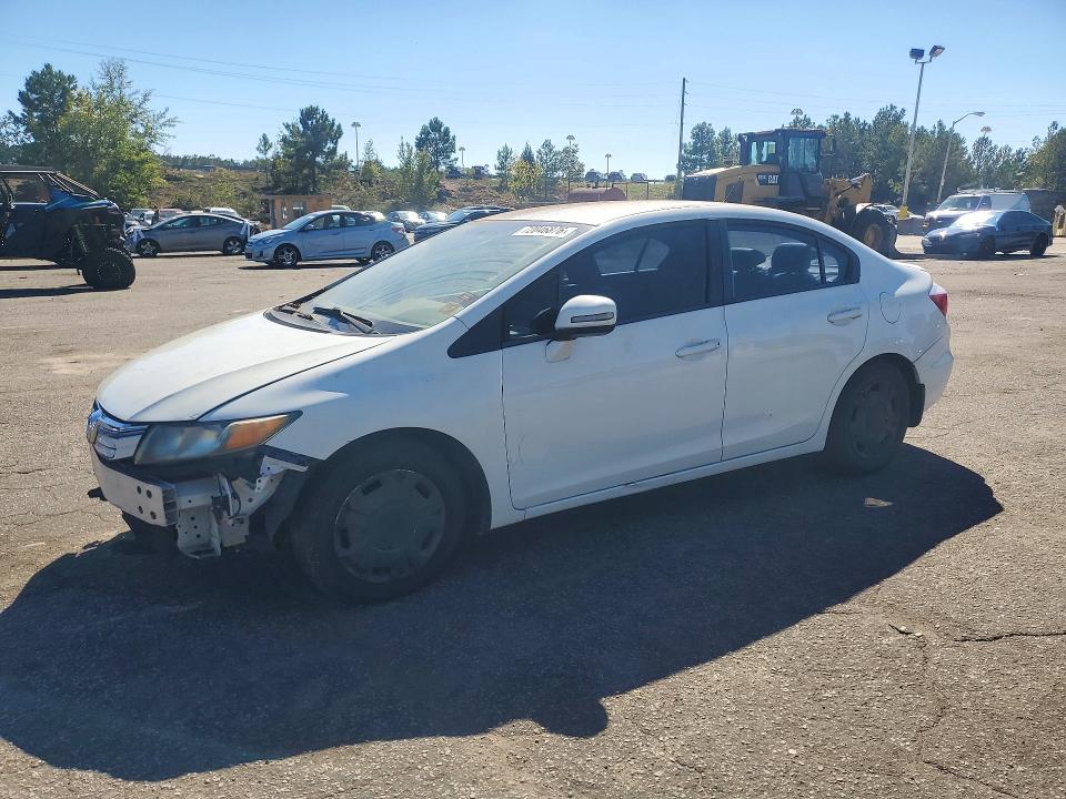 Auction sale of the 2012 Honda Civic, vin: JHMFB4F34CS000961, lot number: 72046876