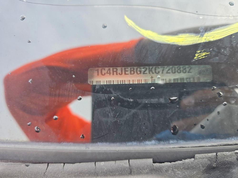 67887676 :رقم المزاد ، 1C4RJEBG2KC720882 vin ، 2019 Jeep Grand Cherokee مزاد بيع