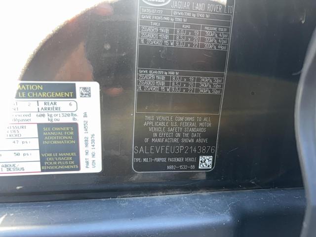 Продаж на аукціоні авто 2023 Land Rover Defender, vin: SALEVFEU3P2143876, номер лоту: 72336766