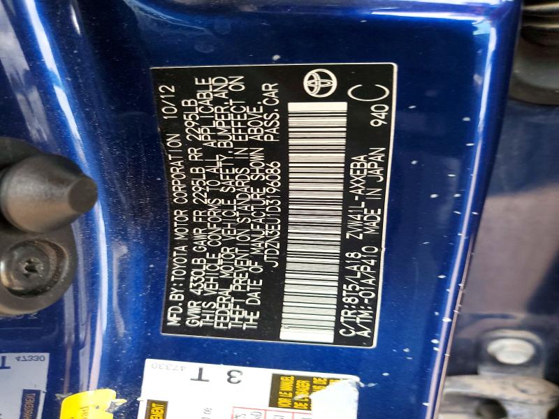 Продажа на аукционе авто 2013 Toyota Prius V, vin: JTDZN3EU1D3196086, номер лота: 71495956