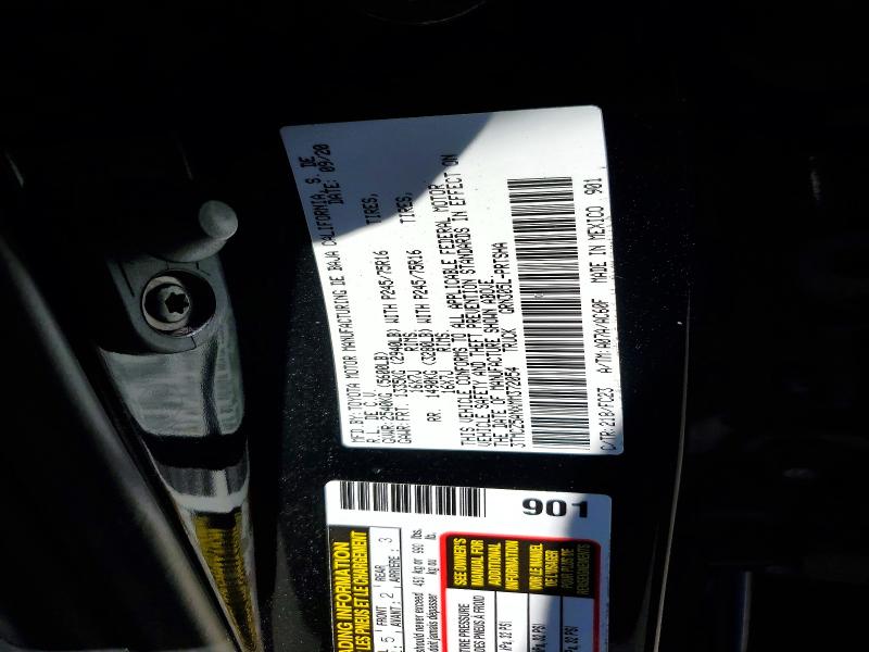 71534876 :رقم المزاد ، 3TMCZ5ANXMM372054 vin ، 2021 Toyota Tacoma مزاد بيع