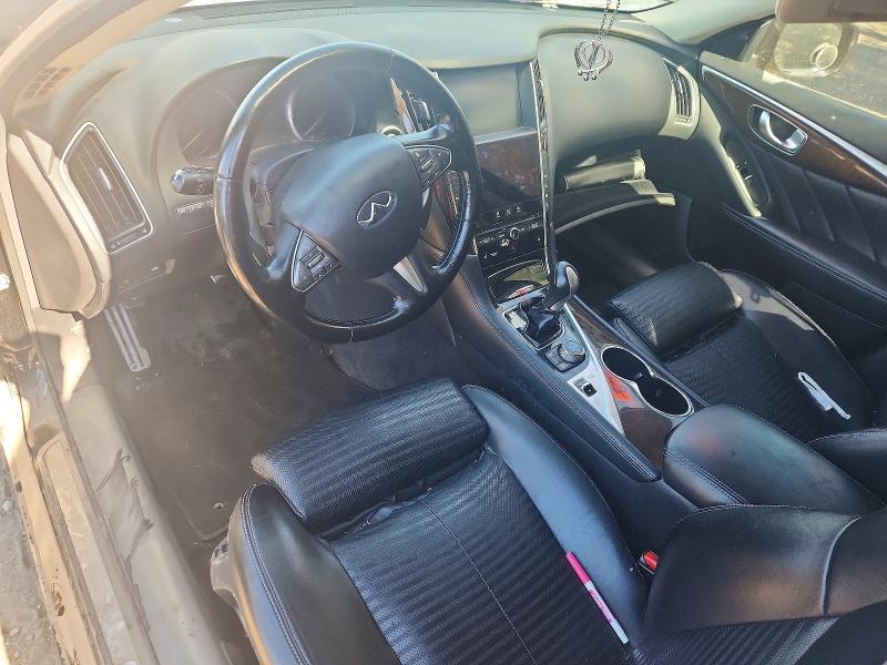 2014 Infiniti Q50 Hybrid მანქანა იყიდება აუქციონზე, vin: JN1AV7AR1EM701855, აუქციონის ნომერი: 69169606