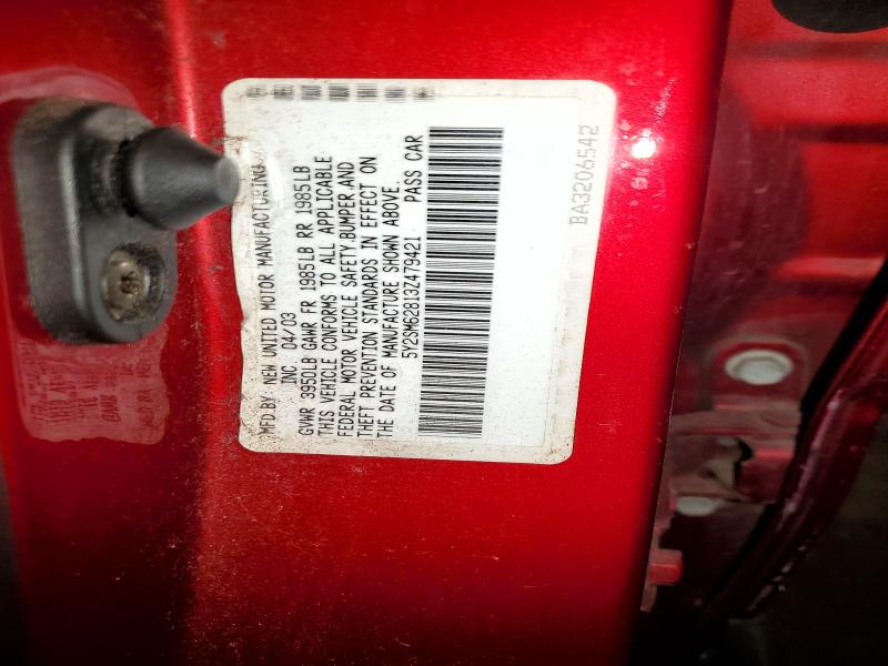 Продаж на аукціоні авто 2003 Pontiac Vibe, vin: 5Y2SM62813Z479421, номер лоту: 72940746