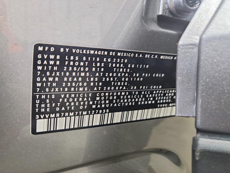 Продаж на аукціоні авто 2026 Volkswagen Tiguan, vin: 3VVMR7RM7TM127935, номер лоту: 71288346