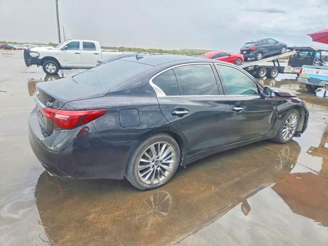 2018 Infiniti Q50 მანქანა იყიდება აუქციონზე, vin: JN1EV7AP3JM350411, აუქციონის ნომერი: 70925836