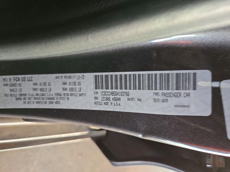 2016 Chrysler 200 მანქანა იყიდება აუქციონზე, vin: 1C3CCCAB5GN163766, აუქციონის ნომერი: 71865666