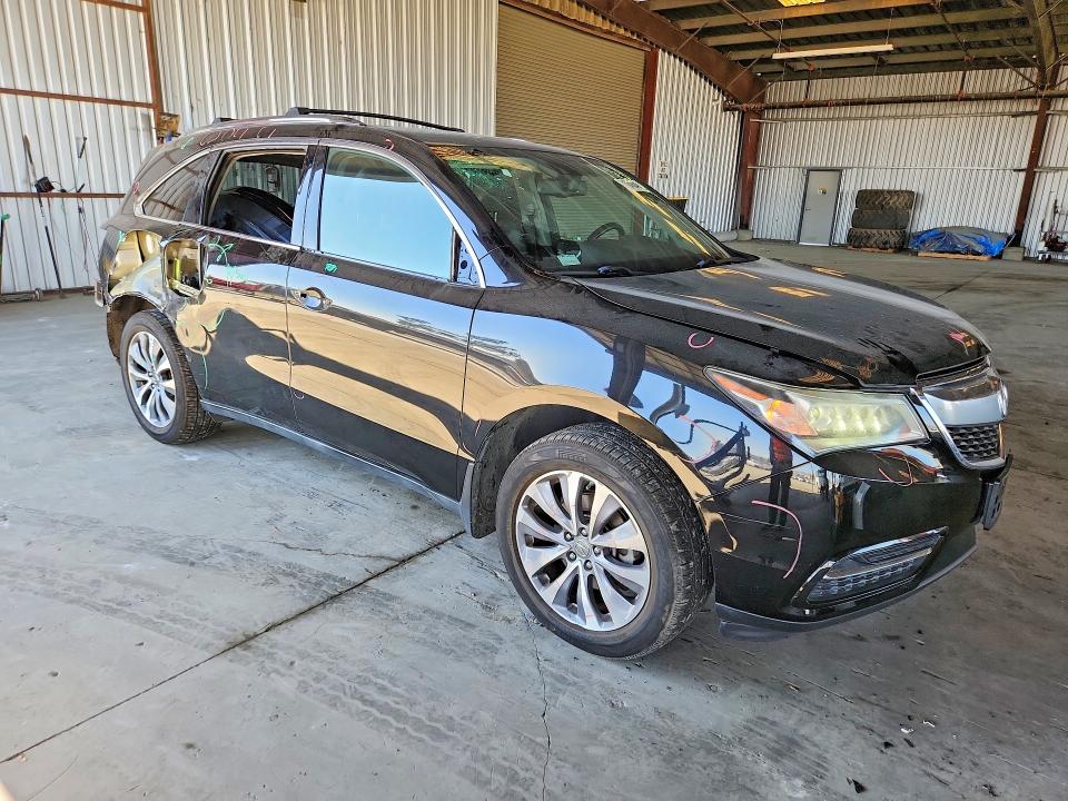 2014 Acura Mdx მანქანა იყიდება აუქციონზე, vin: 5FRYD3H43EB008455, აუქციონის ნომერი: 71645646