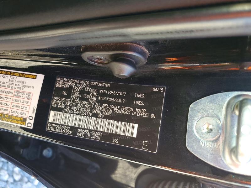 Aukcja sprzedaży 2015 Toyota 4runner, vin: JTEBU5JR4F5251179, numer aukcji: 71064316