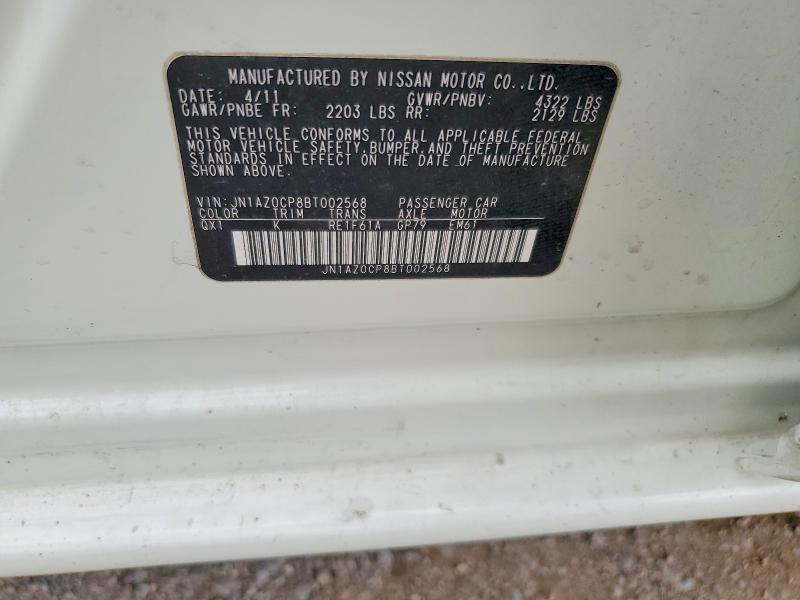 Продаж на аукціоні авто 2011 Nissan Leaf, vin: JN1AZ0CP8BT002568, номер лоту: 71641346