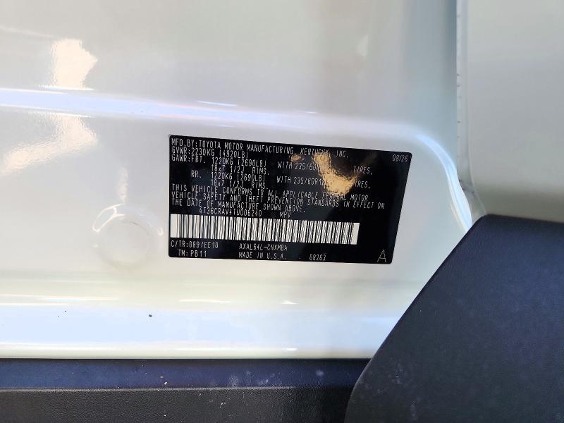 Aukcja sprzedaży 2026 Toyota Rav4, vin: 4T36CRAV4TU006240, numer aukcji: 72346136