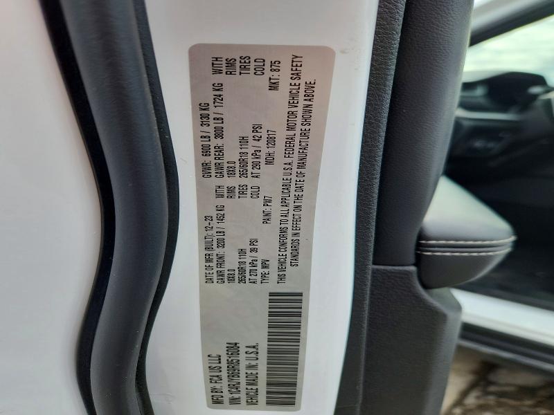2024 Jeep Grand Cherokee მანქანა იყიდება აუქციონზე, vin: 1C4RJYB69R8516084, აუქციონის ნომერი: 71358996