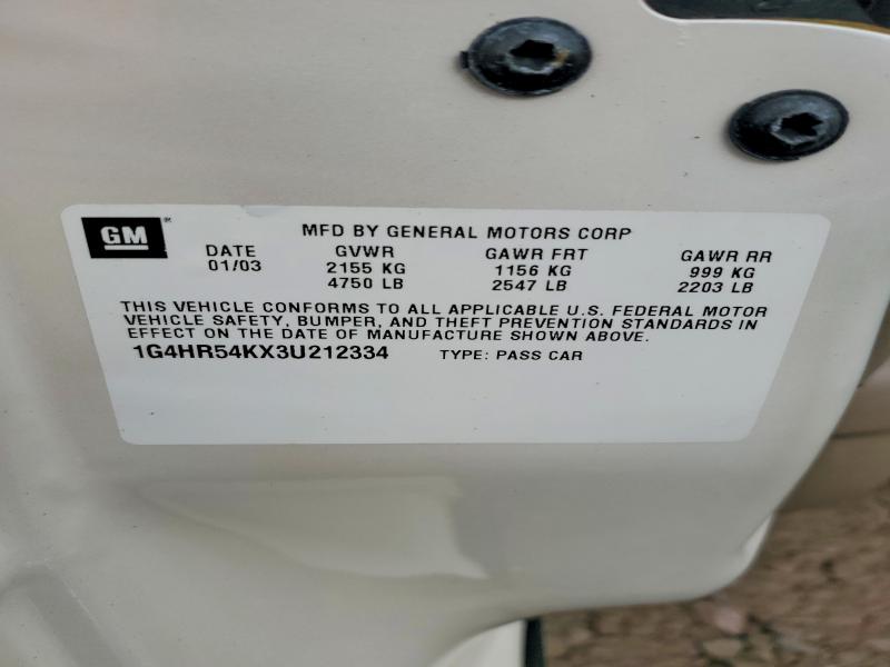 Продажа на аукционе авто 2003 Buick Lesabre, vin: 1G4HR54KX3U212334, номер лота: 71615636