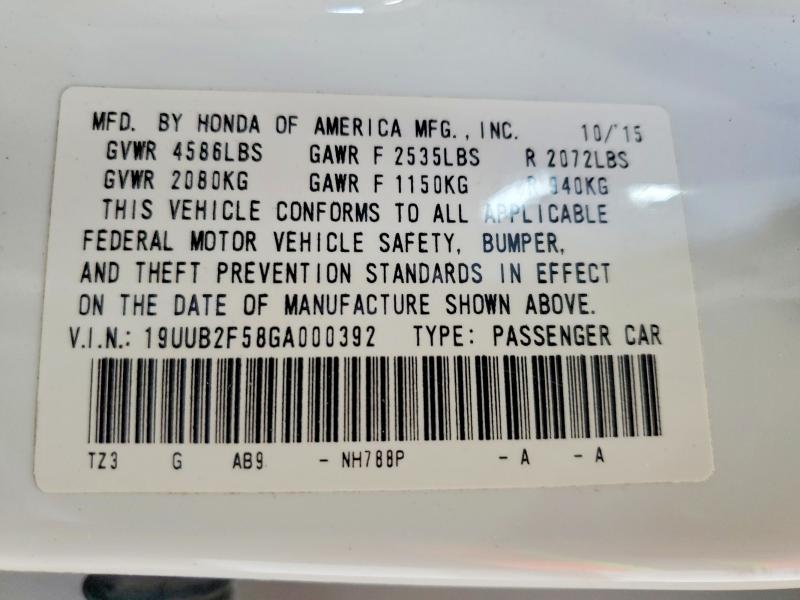 Aukcja sprzedaży 2016 Acura Tlx, vin: 19UUB2F58GA000392, numer aukcji: 71408436