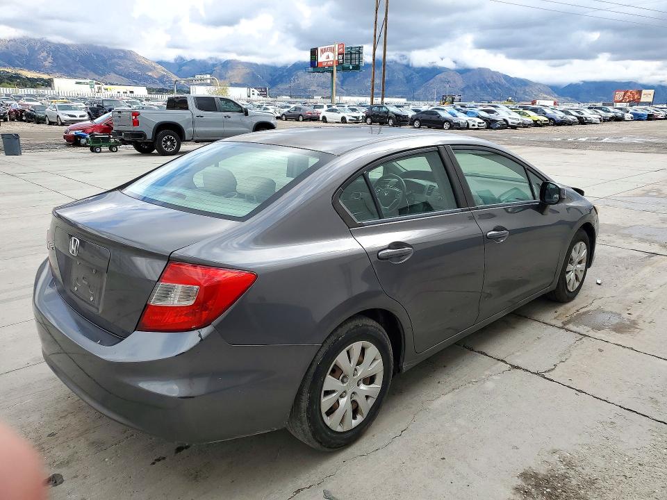Продаж на аукціоні авто 2012 Honda Civic, vin: 2HGFB2F54CH581670, номер лоту: 72443796
