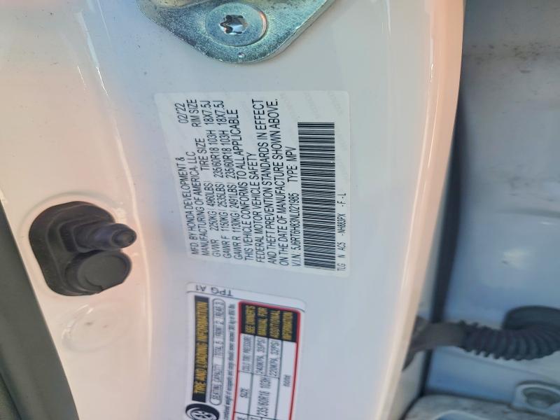 Aukcja sprzedaży 2022 Honda Cr-v, vin: 5J6RT6H83NL021985, numer aukcji: 71163906