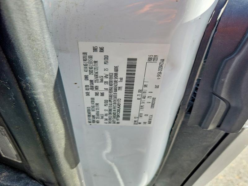 2020 Ford Transit მანქანა იყიდება აუქციონზე, vin: 1FTBR1C80LKA51173, აუქციონის ნომერი: 70681186