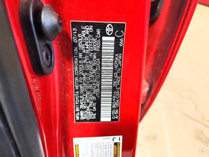 Aukcja sprzedaży 2013 Toyota Corolla, vin: JTDBU4EE1DJ122424, numer aukcji: 71642926