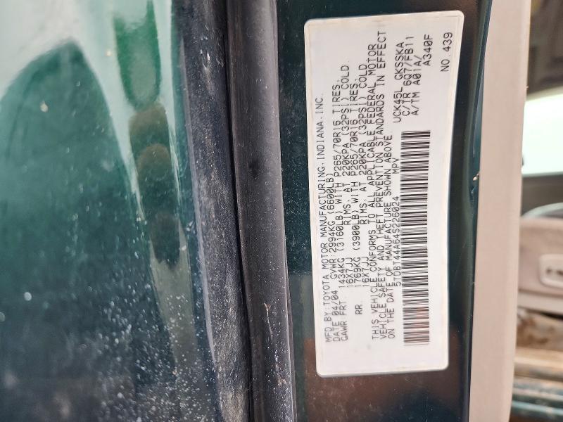 Aukcja sprzedaży 2004 Toyota Sequoia, vin: 5TDBT44A64S226024, numer aukcji: 72623626