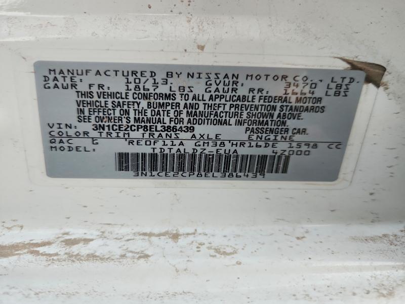 Продаж на аукціоні авто 2014 Nissan Versa Note, vin: 3N1CE2CP8EL386439, номер лоту: 62537666