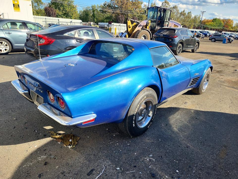 Продаж на аукціоні авто 1970 Chevrolet Corvette, vin: 194370S400490, номер лоту: 72384376