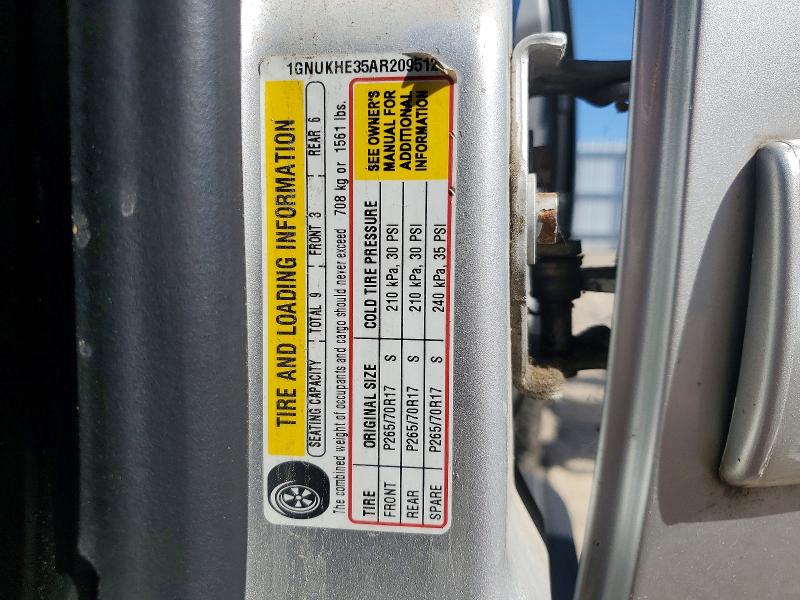 Aukcja sprzedaży 2010 Chevrolet Suburban, vin: 1GNUKHE35AR209512, numer aukcji: 71839186