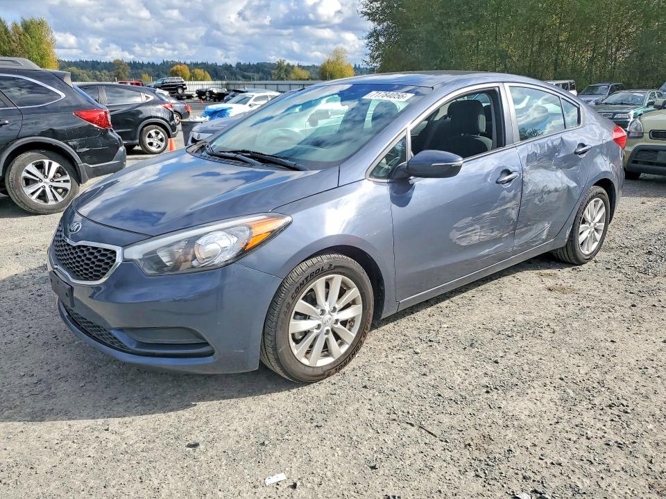 2014 Kia Forte მანქანა იყიდება აუქციონზე, vin: KNAFX4A66E5222467, აუქციონის ნომერი: 71784056