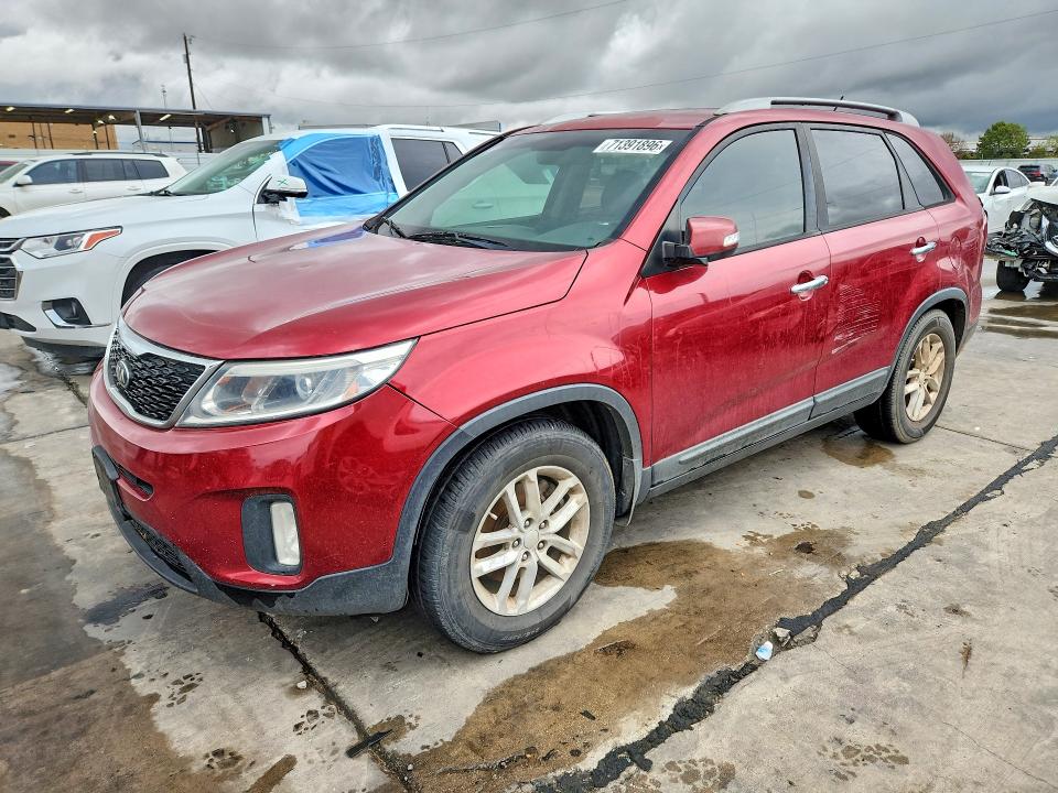 Auction sale of the 2014 Kia Sorento, vin: 5XYKT4A68EG445405, lot number: 71391896