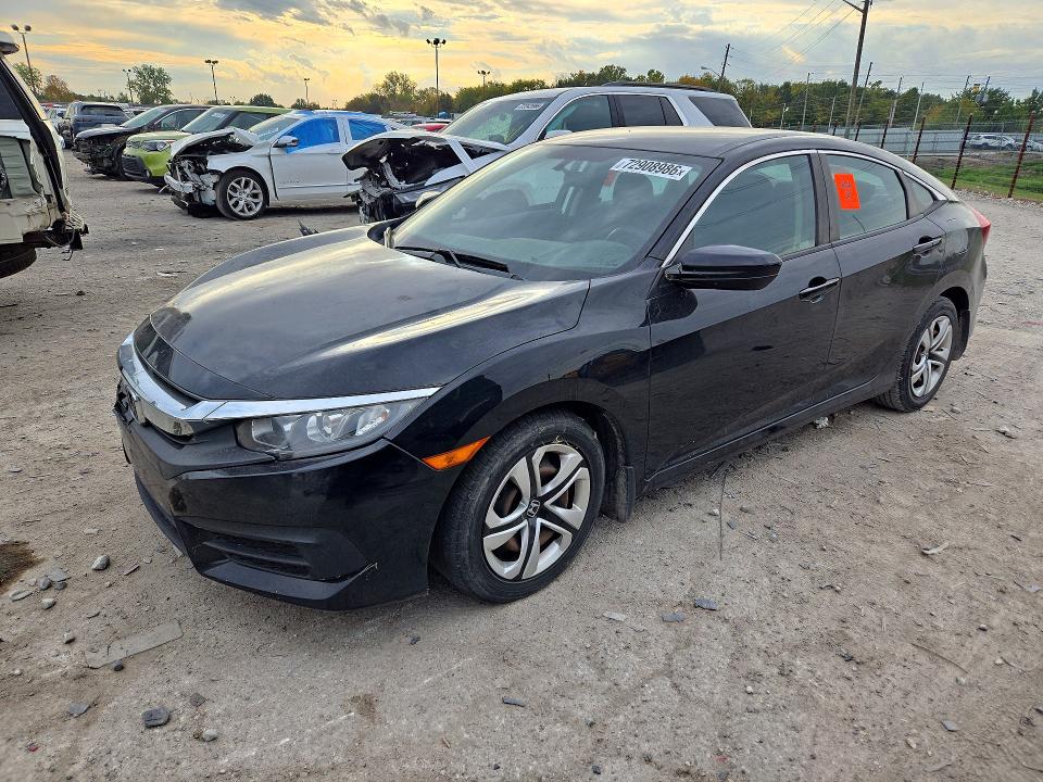 72908986 :رقم المزاد ، 19XFC2F57JE022554 vin ، 2018 Honda Civic مزاد بيع
