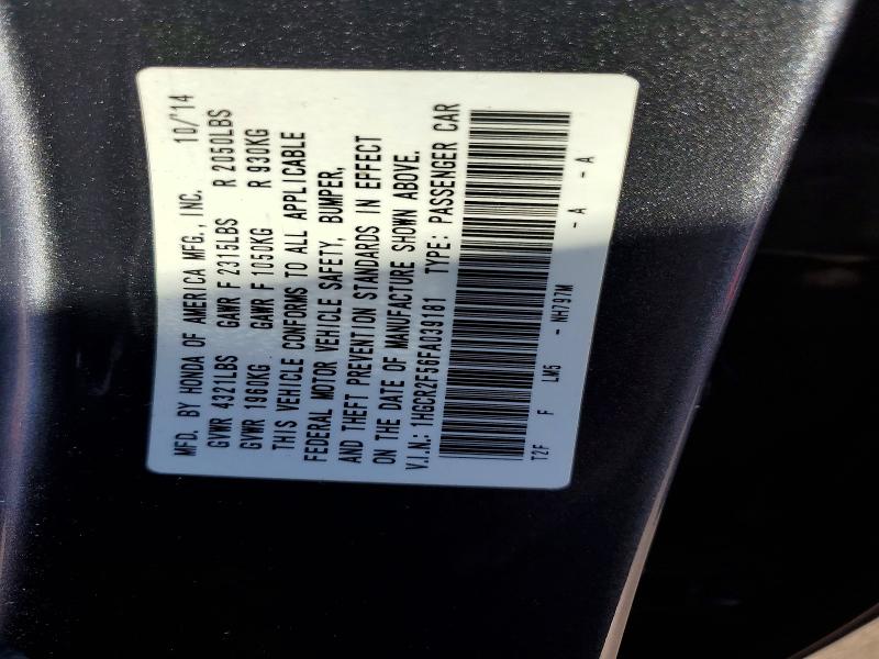 72183006 :رقم المزاد ، 1HGCR2F56FA039181 vin ، 2015 Honda Accord مزاد بيع