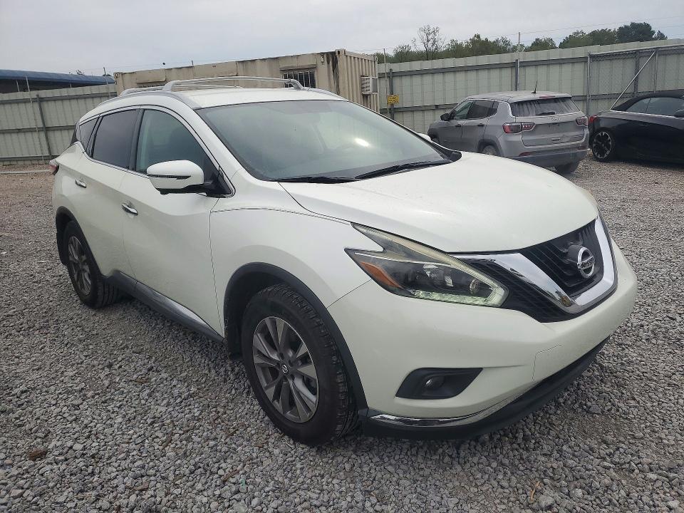2018 Nissan Murano მანქანა იყიდება აუქციონზე, vin: 5N1AZ2MG8JN107021, აუქციონის ნომერი: 72221506