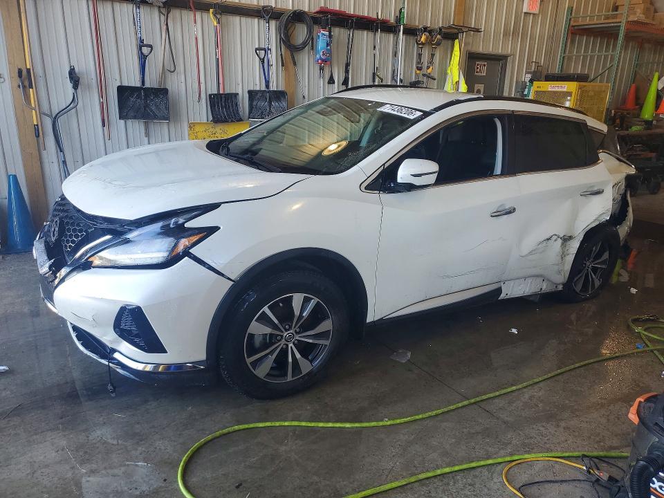 2022 Nissan Murano მანქანა იყიდება აუქციონზე, vin: 5N1AZ2BS1NC116510, აუქციონის ნომერი: 71436206