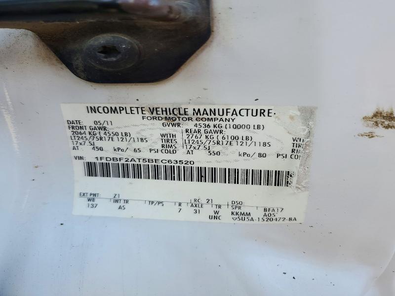 Aukcja sprzedaży 2011 Ford F250, vin: 1FDBF2AT5BEC63520, numer aukcji: 73065756