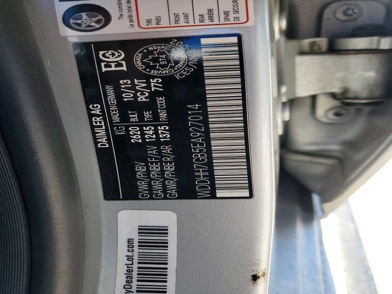73458706 :رقم المزاد ، WDDHH7GB5EA927014 vin ، 2014 Mercedes-benz E مزاد بيع