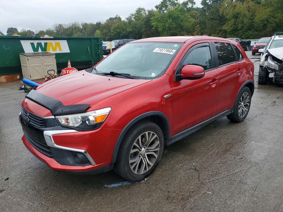 2017 Mitsubishi Outlander Sport მანქანა იყიდება აუქციონზე, vin: JA4AP3AU1HZ066979, აუქციონის ნომერი: 71077866
