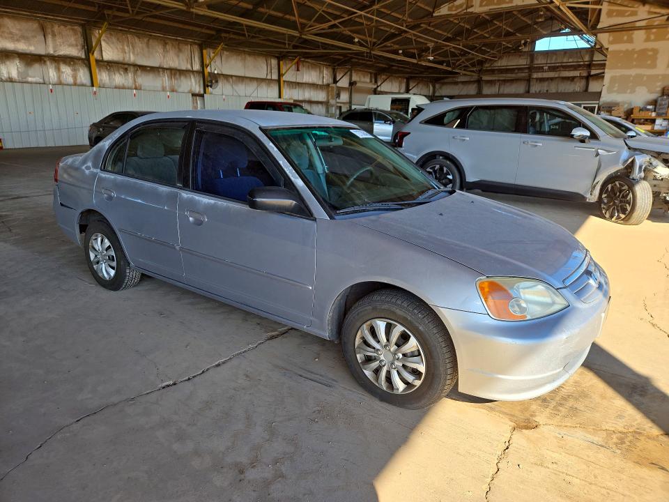 2003 Honda Civic მანქანა იყიდება აუქციონზე, vin: 2HGES15623H534248, აუქციონის ნომერი: 72730646