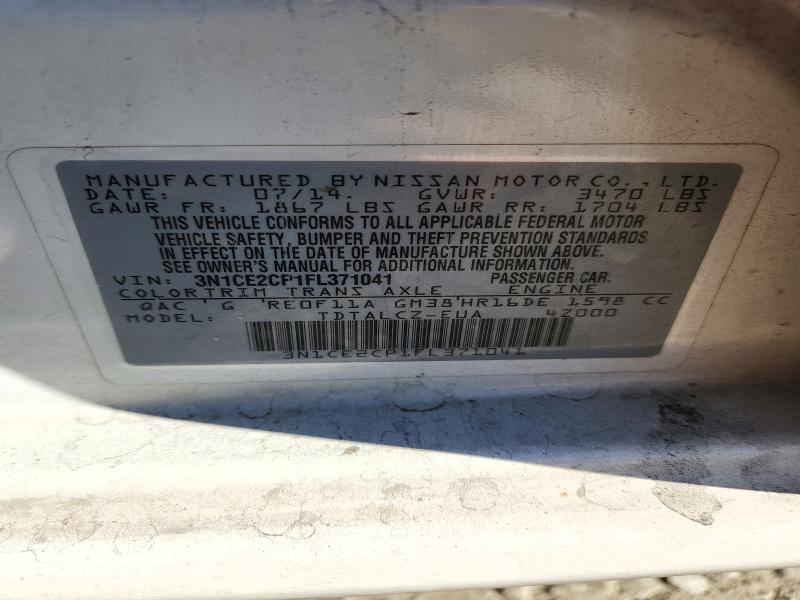 Продаж на аукціоні авто 2015 Nissan Versa Note, vin: 3N1CE2CP1FL371041, номер лоту: 71892976