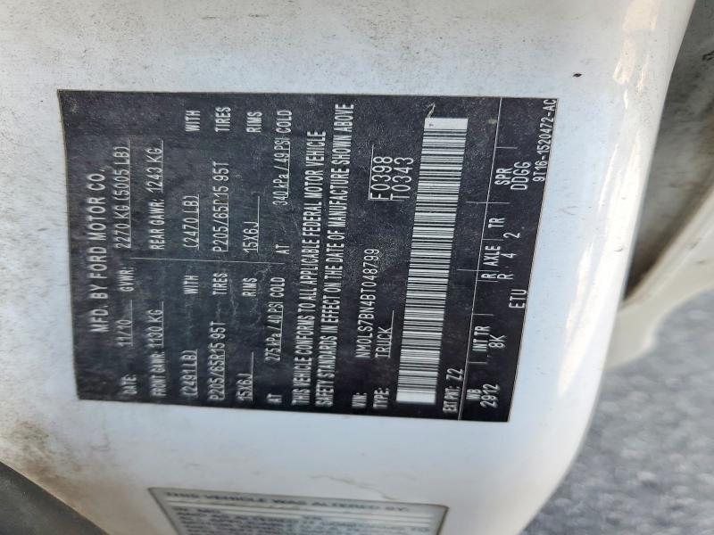 71539286 :رقم المزاد ، NM0LS7BN4BT048799 vin ، 2011 Ford Transit Connect مزاد بيع