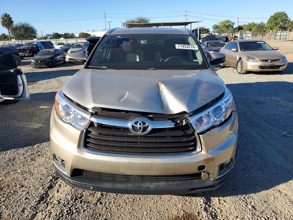 2014 Toyota Highlander მანქანა იყიდება აუქციონზე, vin: 5TDKKRFH1ES036014, აუქციონის ნომერი: 71953276