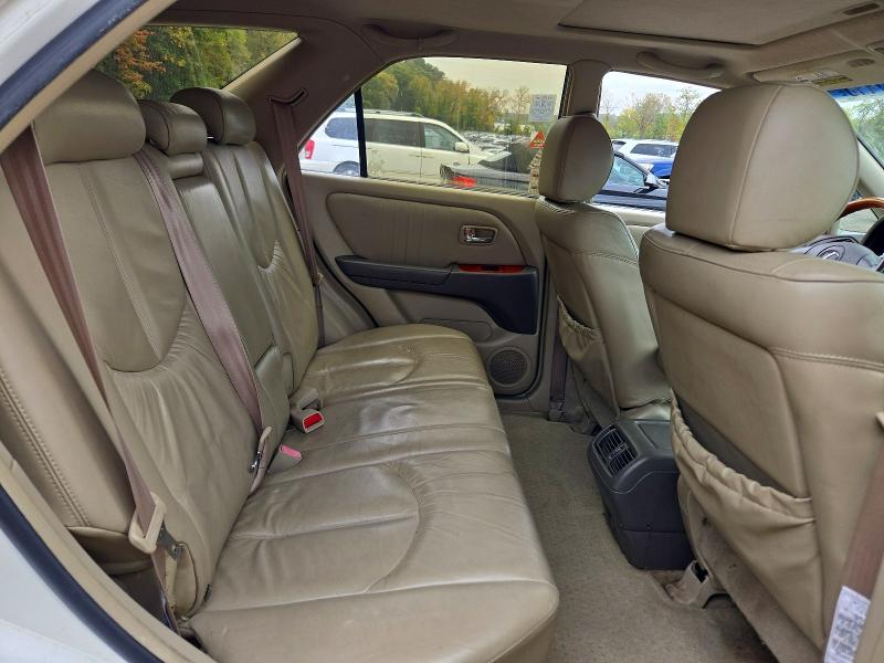 2001 Lexus Rx მანქანა იყიდება აუქციონზე, vin: JTJHF10U910205034, აუქციონის ნომერი: 72337116