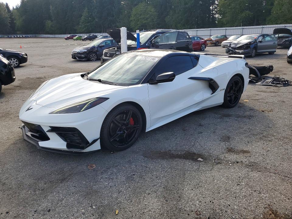 71277196 :رقم المزاد ، 1G1YB2D40M5117553 vin ، 2021 Chevrolet Corvette مزاد بيع