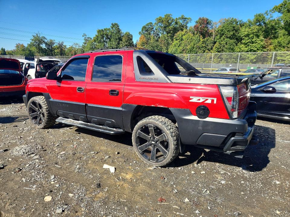 2003 Chevrolet Avalanche მანქანა იყიდება აუქციონზე, vin: 3GNEK13T83G183845, აუქციონის ნომერი: 71393756