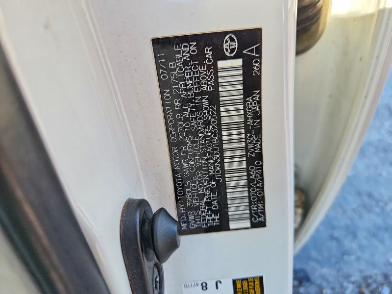 Продажа на аукционе авто 2011 Toyota Prius, vin: JTDKN3DU1B0320522, номер лота: 71547716
